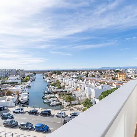 Milenial Immo Vigata - Maravilloso Duplex Con Vistas Panoramicas A Canales Y Piscina Apartament Roses